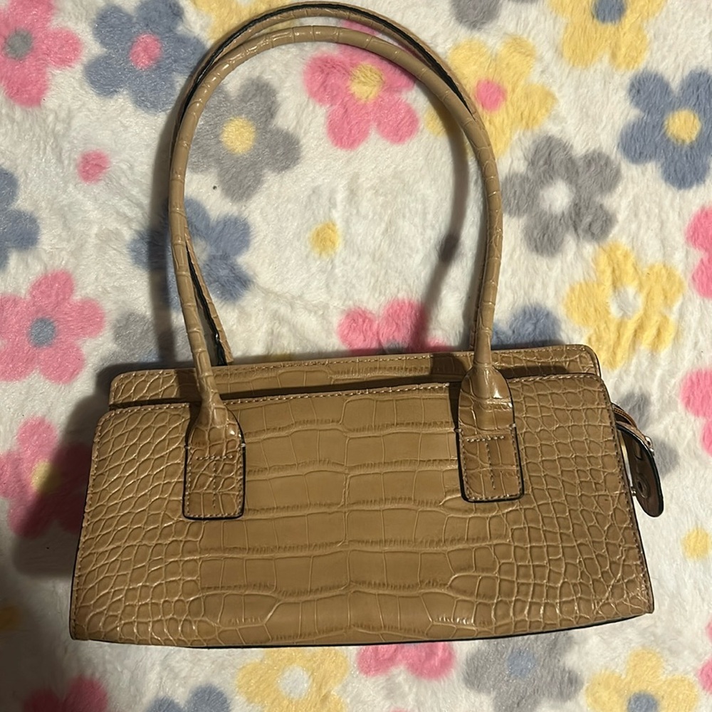 snakeskin hand purse
